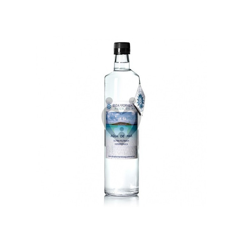 AGUA DE MAR 750Ml. ULTRA FILTRADA HIPERTONICA IBIZA Y FORMENTERA