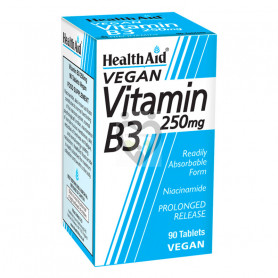 VITAMINA B3 250Mg. 90 COMPRIMIDOS HEALTH AID