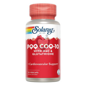 PQQ COQ10 30 CAPSULAS VEGETALES SOLARAY